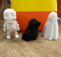 3D Printed Candy Corn Box with 6 Halloween Miniatures