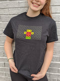 The Robot Garage T-Shirt - Classic Black Horizontal Logo