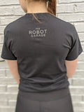 The Robot Garage T-Shirt - Black on Black