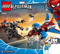 76150 Spiderjet vs Venom Mech