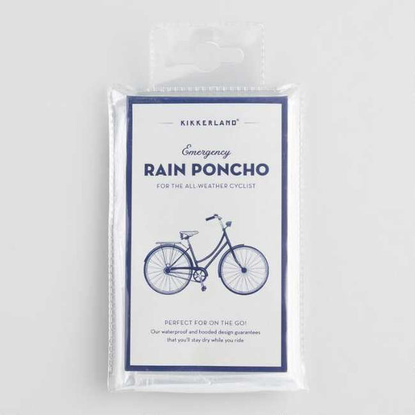 Emergency Rain Poncho - Clear