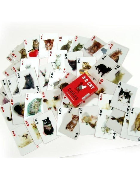 Cats 3-D Playing Cards